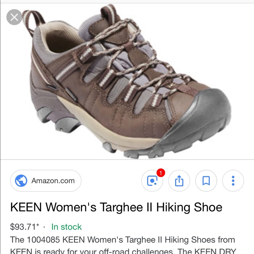 Keen hiking boots